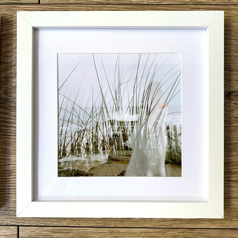 Original Film Photograph Archival Inkjet Paper Framed 8" X 8" FORGOTTEN GOODBYES